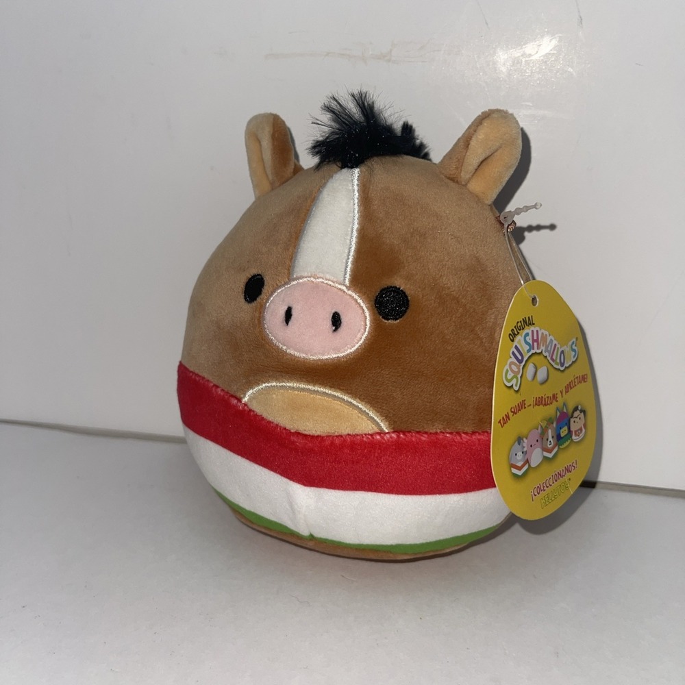 Squishmallow 7" Brisby The Mexican Horse Plush Fiesta‎ Squad Collection NWT